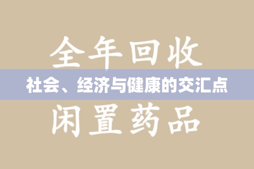 海口社会、经济与健康的交汇点